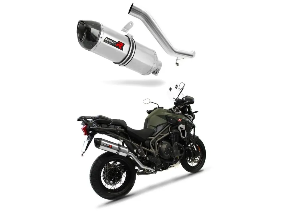 Přímo Od Výrobce Laděný výfuk Dominator Triumph TIGER EXPLORER 1200 XC XR 2016 - 2017 výfuk HP1 tlumič + dB killer medium