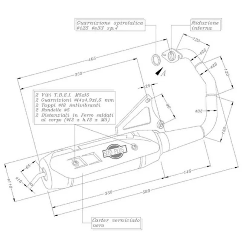 Výfuk LeoVince MBK BOOSTER 50 2004 - 2012 SITOPLUS Oblíbený