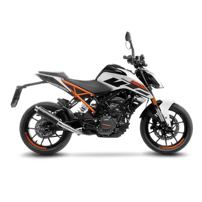 Nová Kolekce Výfuk LeoVince KTM DUKE 125 2017 - 2020 GP CORSA MATTE