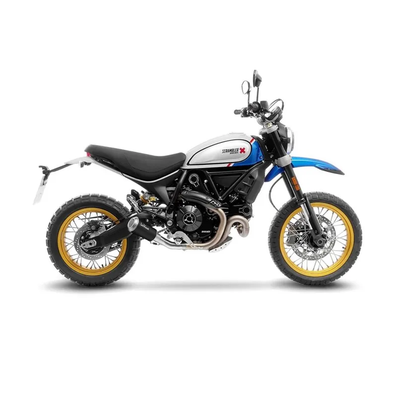 Nejlepší Volba Výfuk LeoVince DUCATI SCRAMBLER 800 DESERT SLED 2021 - 2022 LV-10 BLACK EDITION