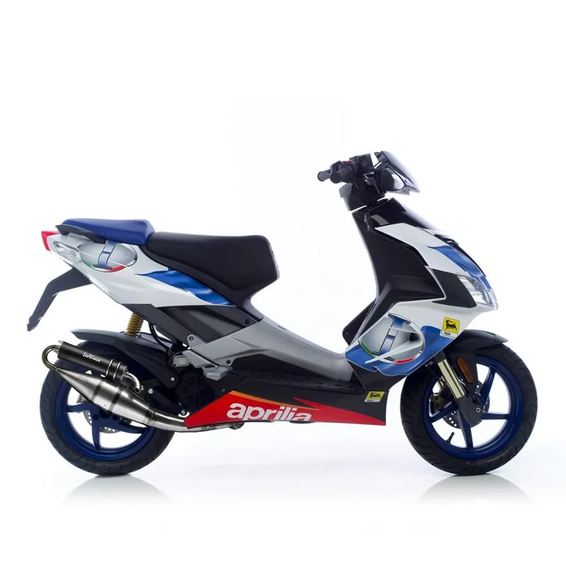 Výfuk LeoVince APRILIA SR 50 R FACTORY carburetor Piaggio engine 2004 - 2012 HAND MADE TT BLACK EDITION Koupit Online