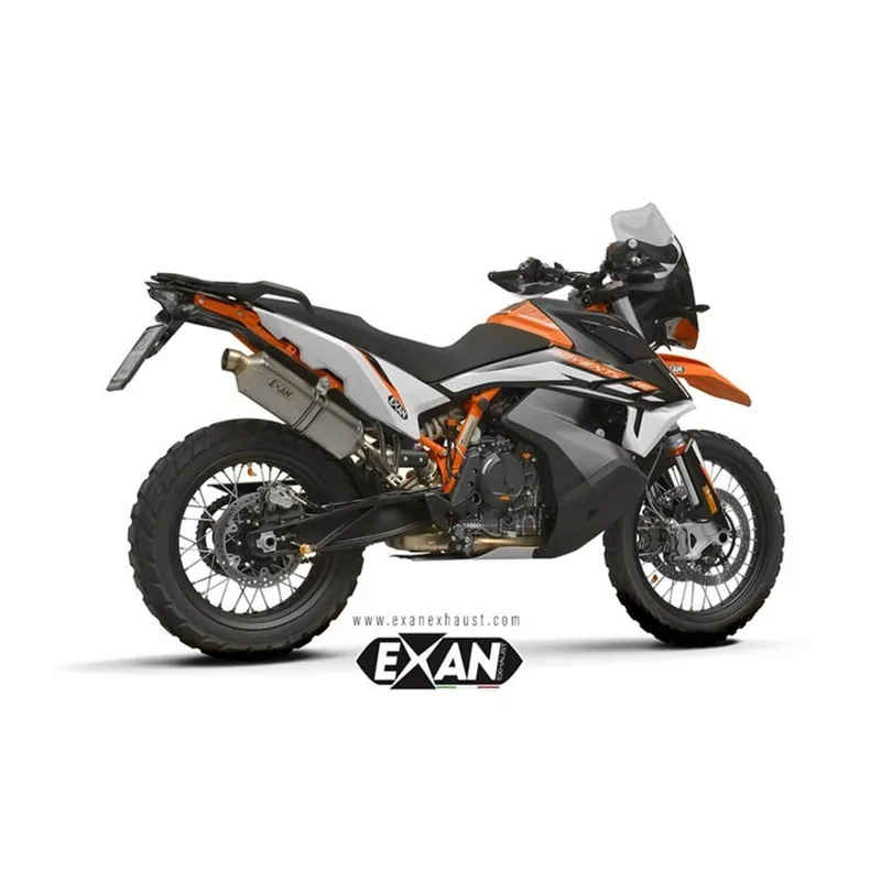 Moto výfuk EXAN KTM 890 ADVENTURE -A2 21 - 24 X-RALLY TITANIUM Nová Kolekce