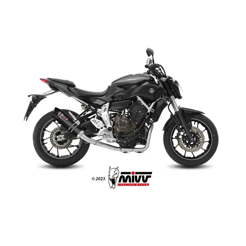 Koupit Online Moto výfuk MIVV GP-C CARBON with carbon cap YAMAHA MT-07 / FZ-07 2014 - 2023