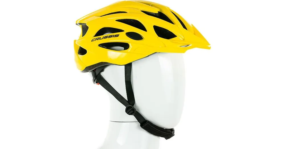 Výhodná Nabídka Crussis - Cyklistická přilba CRUSSIS 03013 - žlutá vel. M (55-58cm)