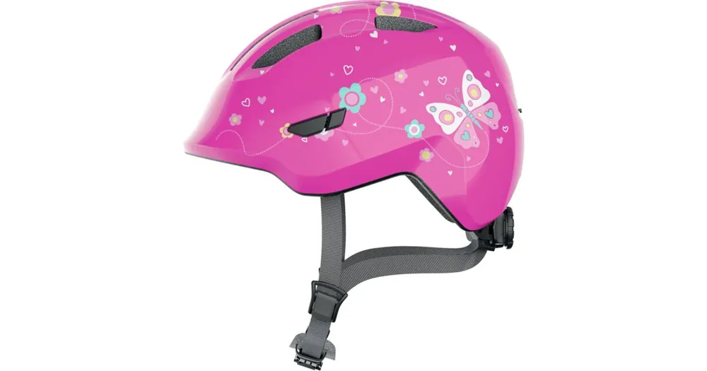 Ověřený přilba ABUS - Smiley 3.0 pink butterfly