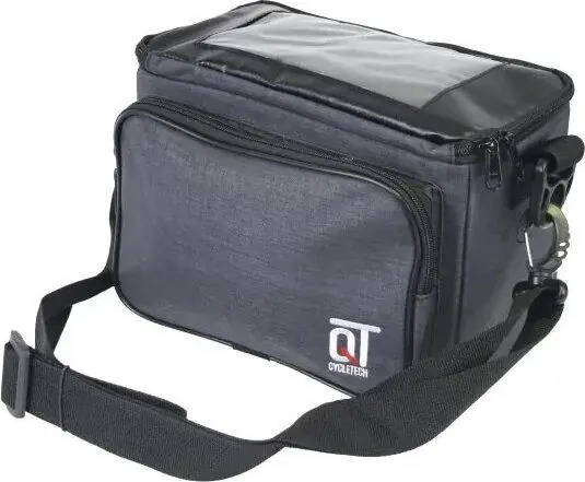 brašna na řidítka QT s mapníkem šedá Qfix Top Prodej