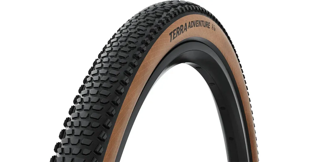 Plášť CONTINENTAL Terra Adventure Trail Grip kevlar transparent - 700x45C (2026) Finální Výprodej