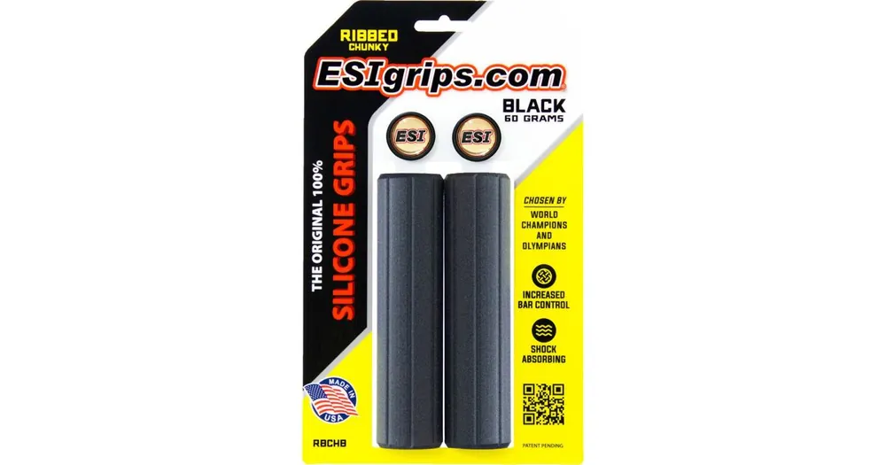 Bezpečná Platba Gripy ESI Ribbed Chunky - Black