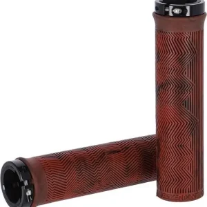 Levný Gripy uzamyk.Truvativ Descendant cervená/krv.-cerv.,133mm, Single Locking