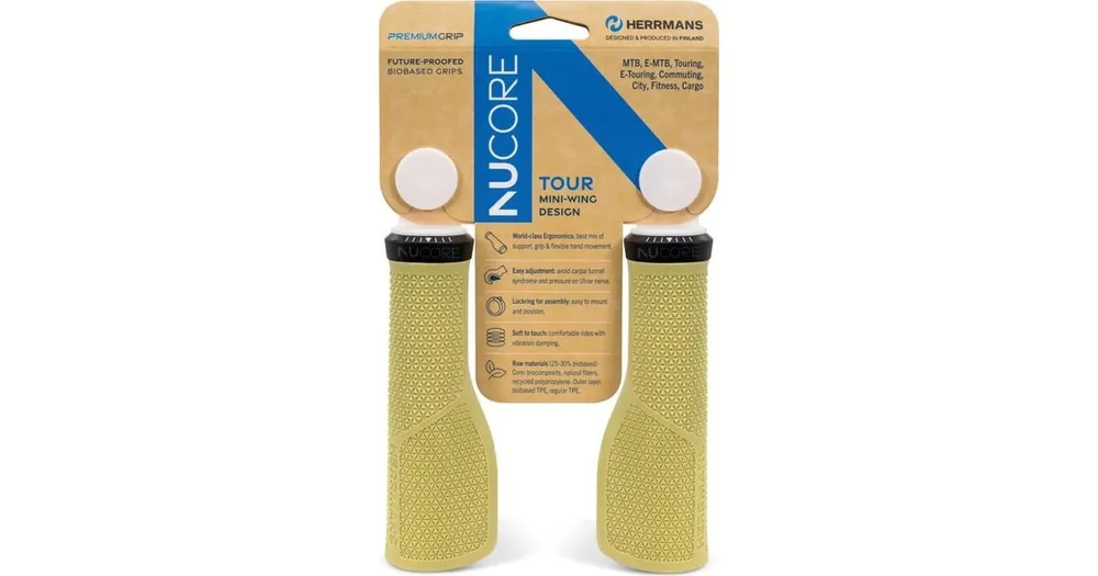 Rukojeti HERRMANS Nucore Tour Peak 130mm, Ø 22mm, olivová DD47 BL+BR Top Prodej