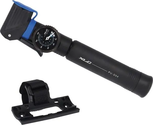 XLC 2 Wege Mini-Pumpa Manometer PU-D04 Dual-hlava Hit Sezóny