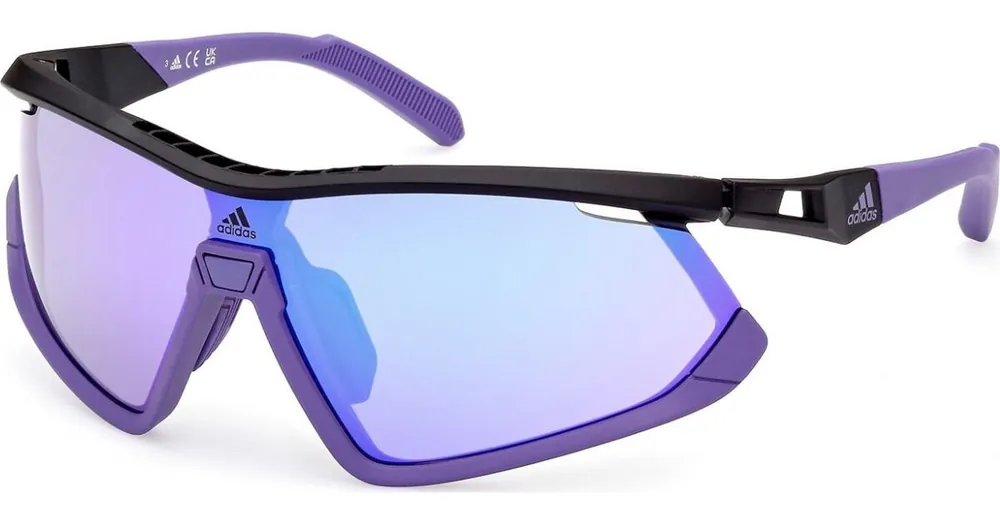 Víkendová Akce Sluneční brýle ADIDAS Sport SP0055 Black/Gradient Or Mirror Violet