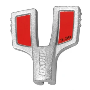 Sleva centrklíč UNIOR motýlek 3,3 mm, červený