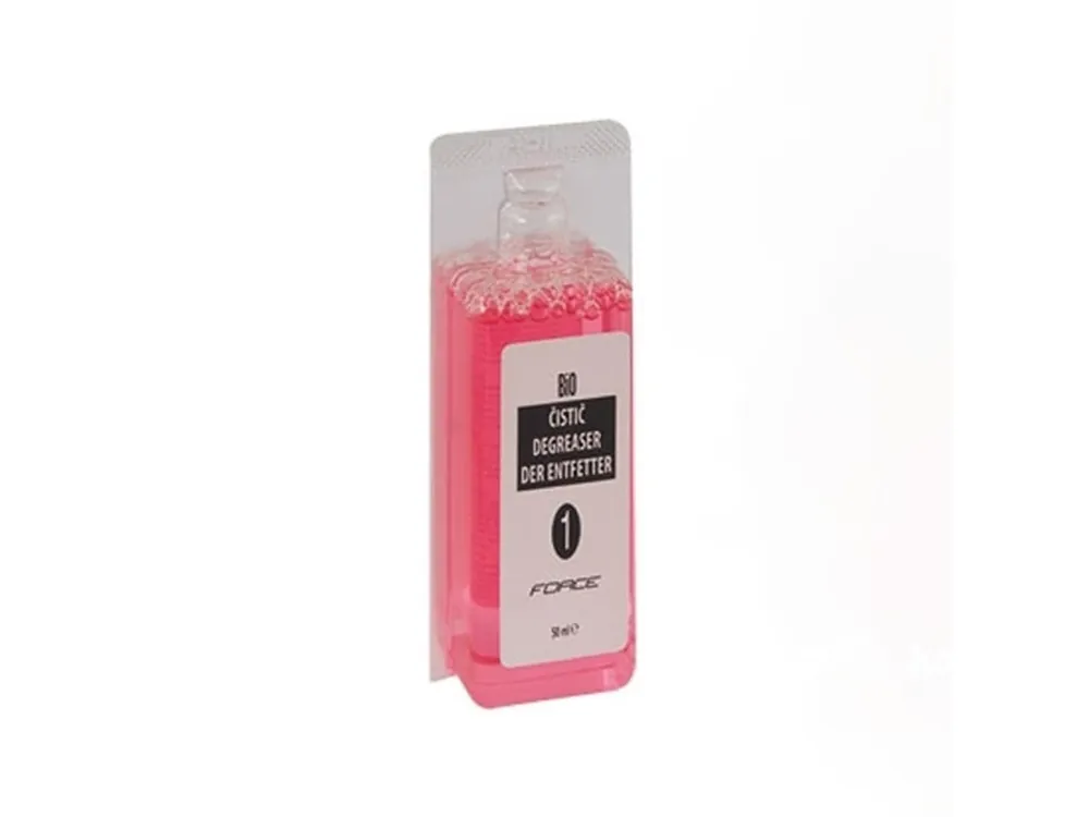 čistič FORCE na řetěz 50ml kapsle, růžový Akční Nabídka