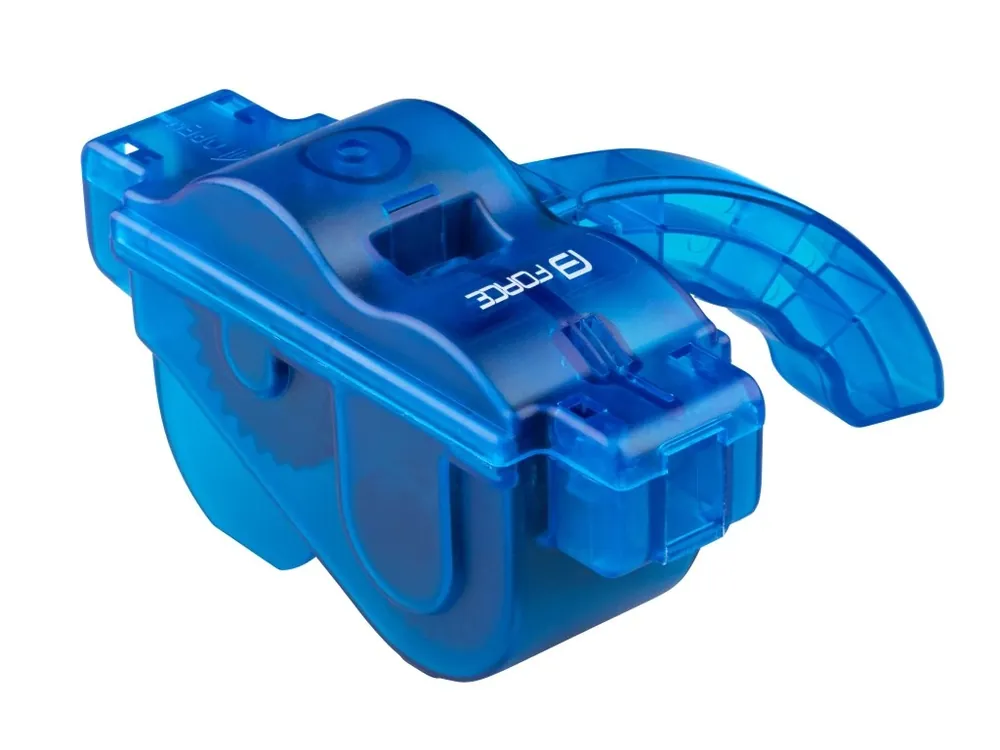 Cenově Výhodný čistička řetězů FORCE ECO plast. s rukojetí, modrá