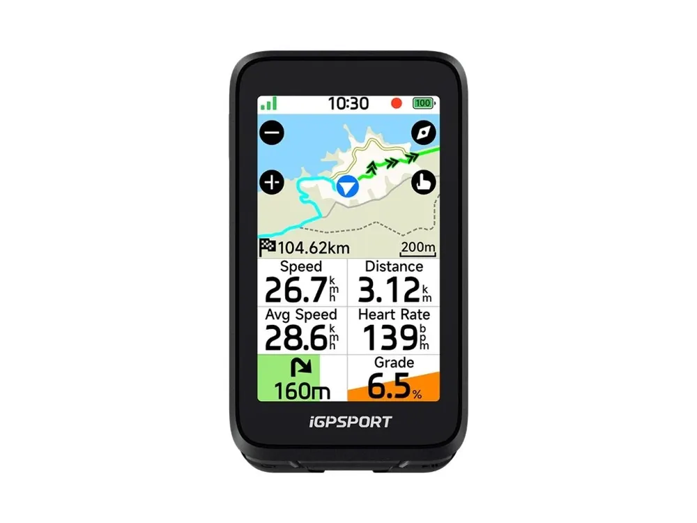 iGPSPORT BiNavi Air – GPS cyklopočítač s mapovou navigací a 3,0" dotykovým displejem Ihned K Objednání