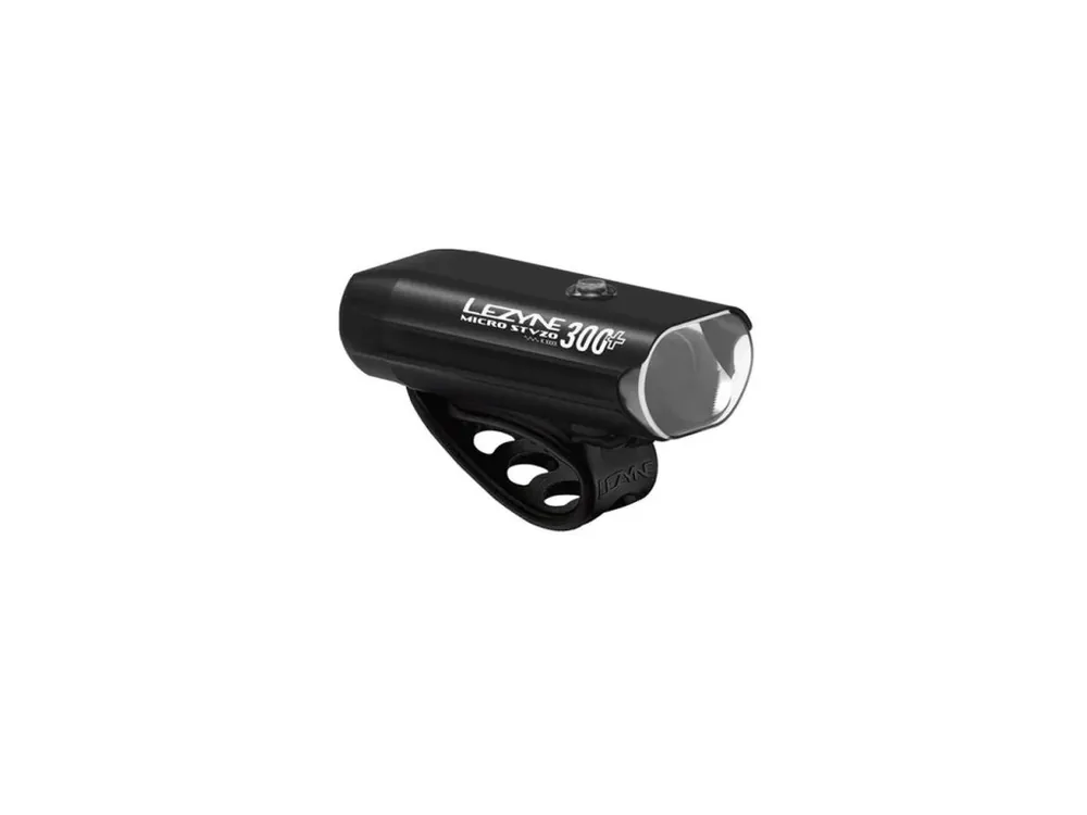Značkový Lezyne MICRO StVZO 300+ FRONT SATIN BLACK