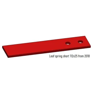 Listové péro QERIDOO krátké 112 x 25 mm pro vozíky od roku 2018 Omezená Nabídka