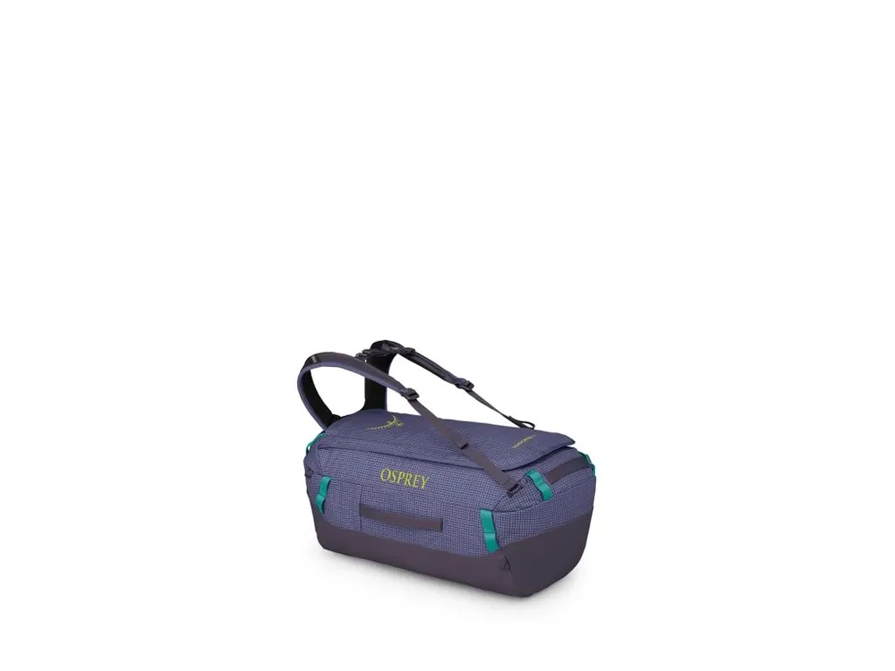 Objednat Nyní OSPREY Transporter Duffel 40 Euphoria Purple – odolná cestovní taška 40 l