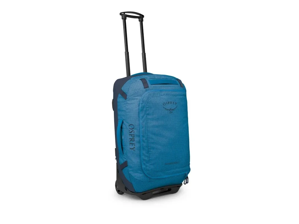 OSPREY TRANSPORTER WHEELED DUFFEL 60 CESTOVNÍ TAŠK BLUE FLAME Časově Omezené