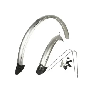 Super Cena Set blatníků 28" RPZ City 42mm stříbrné SCS II