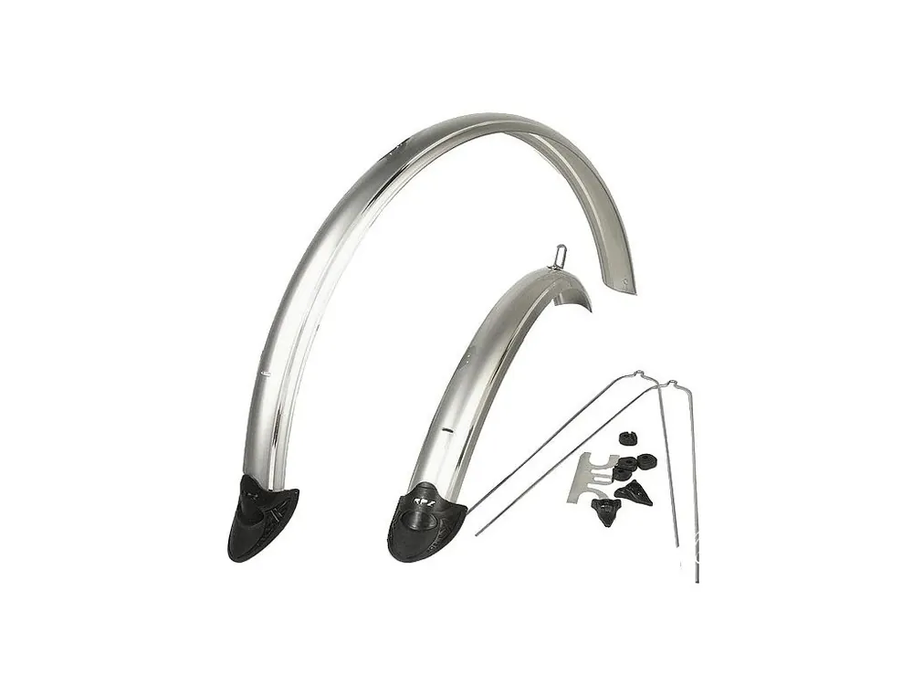 Super Cena Set blatníků 28" RPZ City 42mm stříbrné SCS II