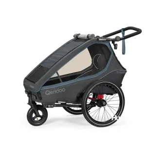 Sezónní Sleva Vozík QERIDOO KidGoo1 - Steel Grey
