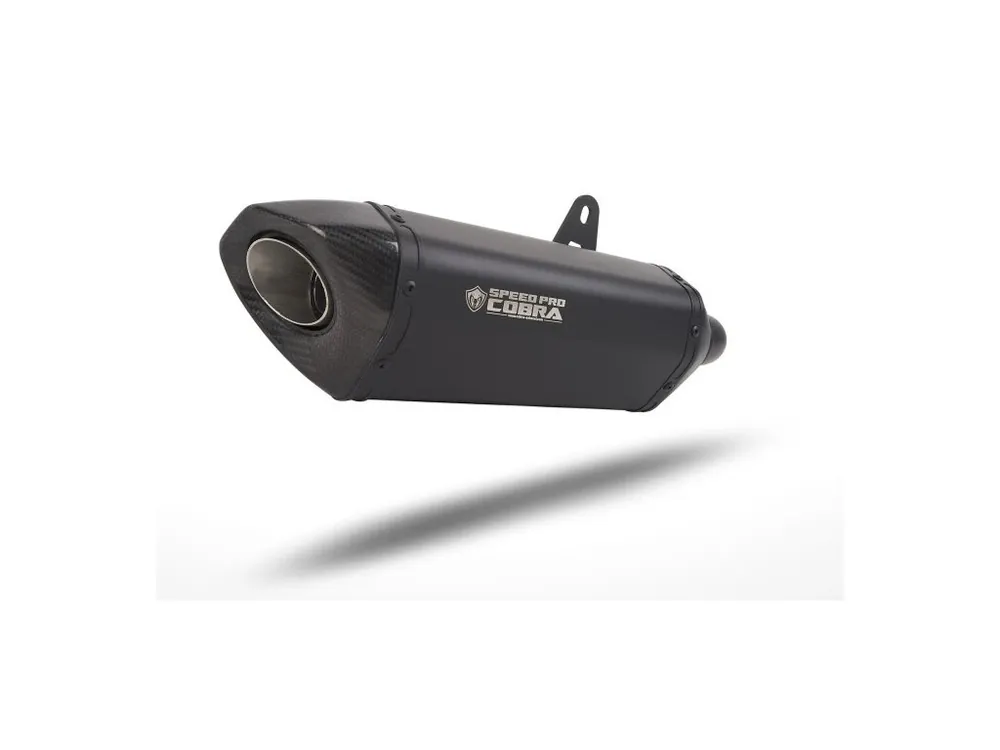 Husqvarna Svartpilen/Vitpilen 401 / 125 laděný výfuk COBRA CR2 HEXAGON Black Časově Omezené