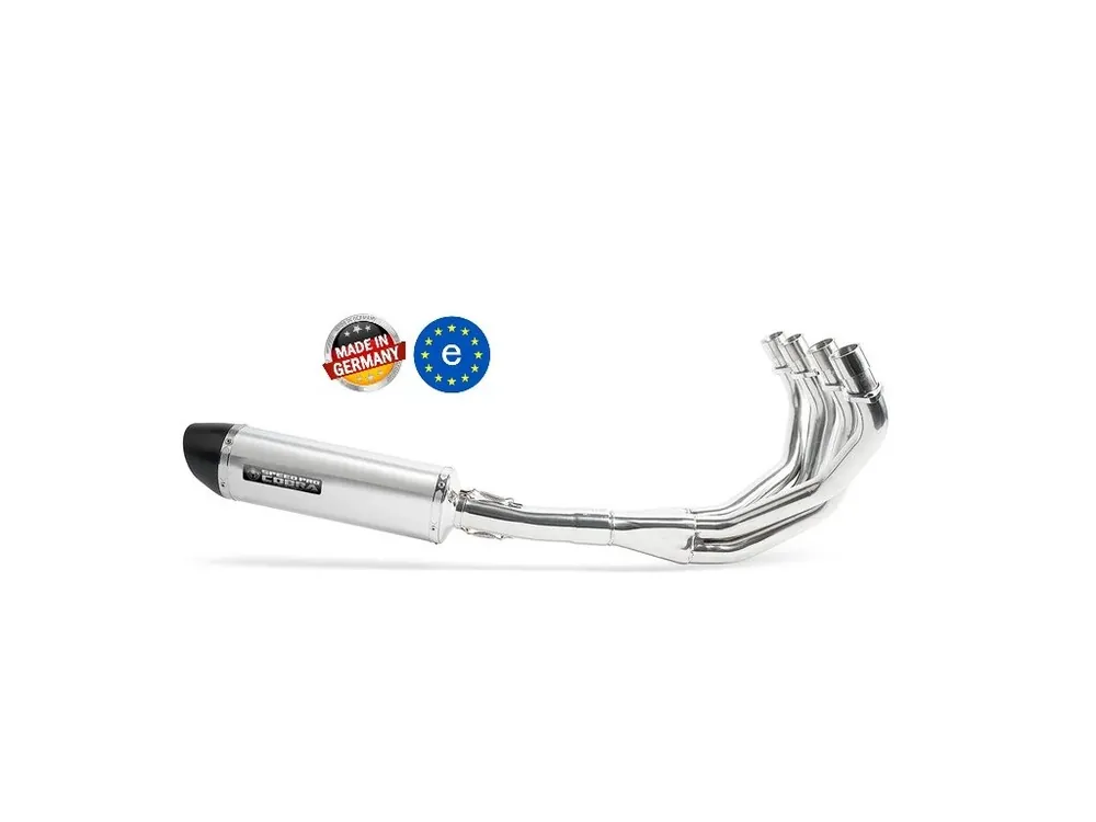 Laděný výfuk COBRA Full Systém Svody + koncovka SC3 Underengine XSR 700 2017- Ověřený