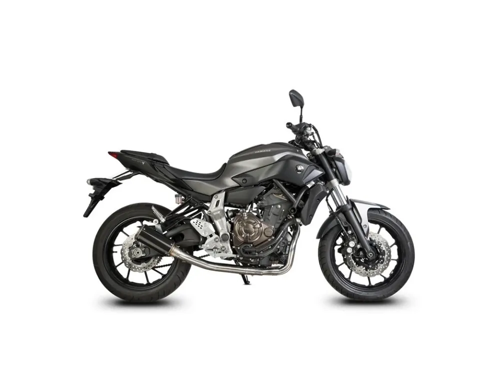 Laděný výfuk COBRA Full Systém Svody + koncovka SP1 carbon high Yamaha XSR 700 Nová Kolekce