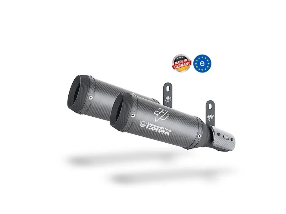 Super Cena Laděný výfuk SPEEDPRO COBRA SPX BlackSeries Slip-on Dual Kawasaki ZZR 1400 2008-2011