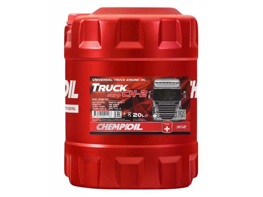 Chempioil 9102 CH-2 Truck SHPD 20W-50 20L Akční Cena