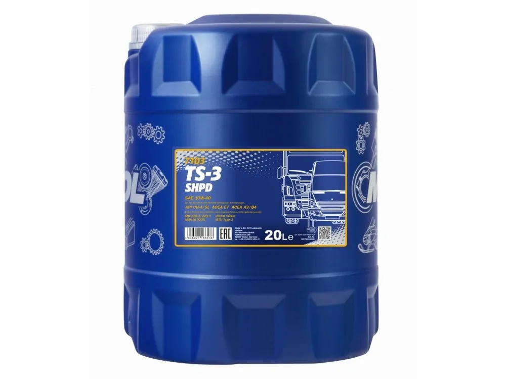 MANNOL SHPD TS-3 10W-40 20L Vrácení Zdarma