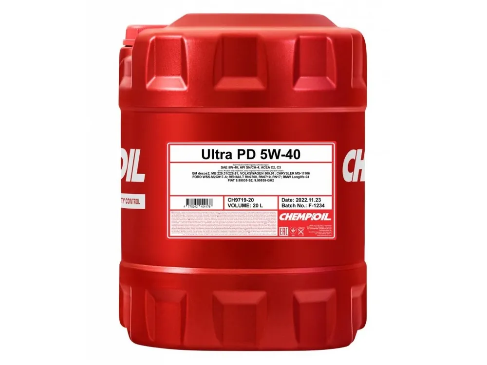 Expresní Doručení Chempioil Ultra PD 5W-40 20L