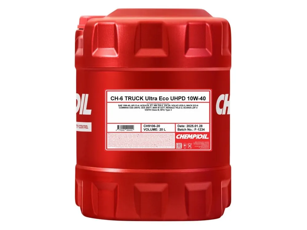 Nejprodávanější Chempioil CH-6 Truck Ultra ECO UHPD 10W-40 20L