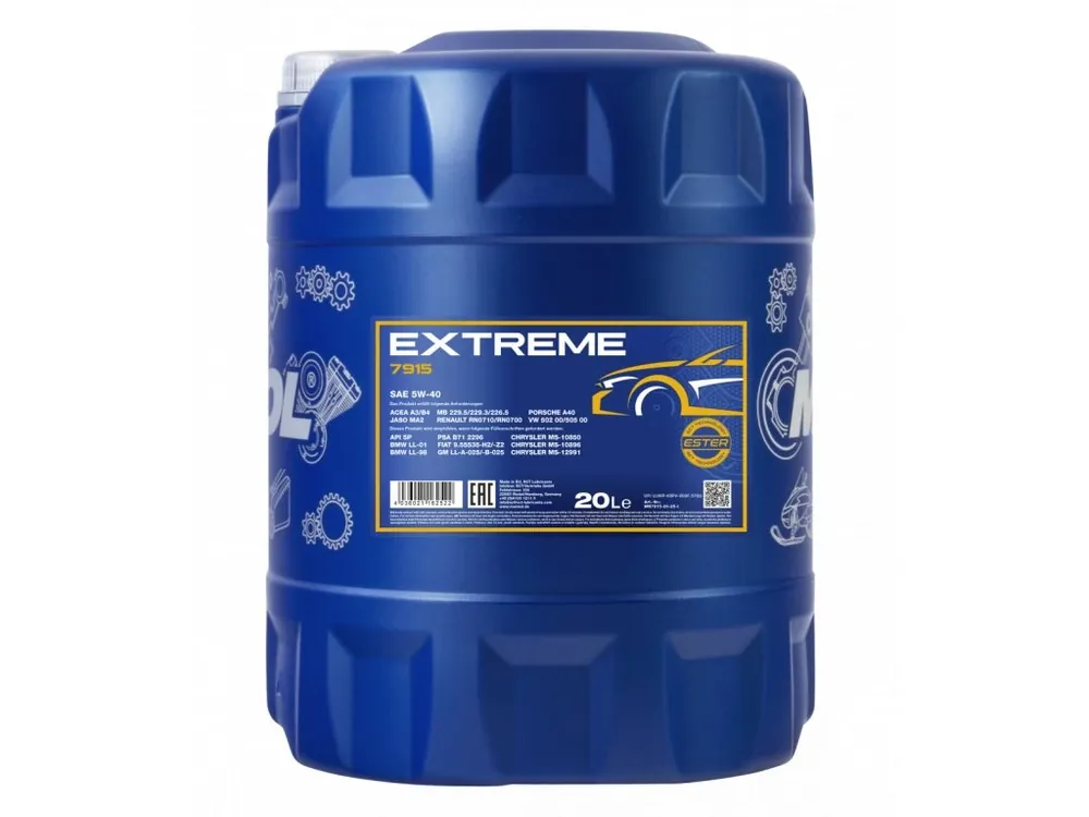 Sleva MANNOL EXTREME 5W-40 20L