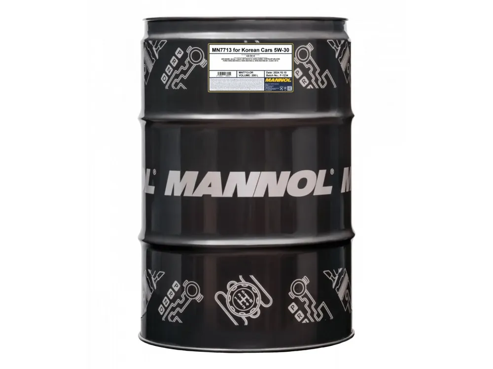 Sezónní Sleva MANNOL KOREAN CARS 5W-30 208L