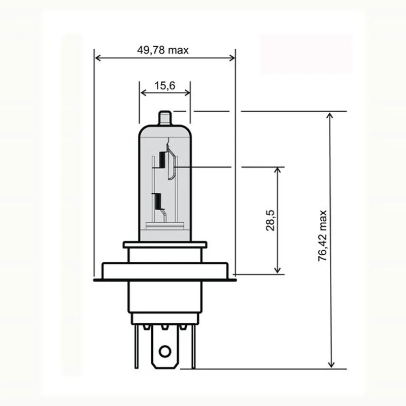 Novinka Žárovka RMS FLOSSER 246510181 modrá hs1 12V 35/35W