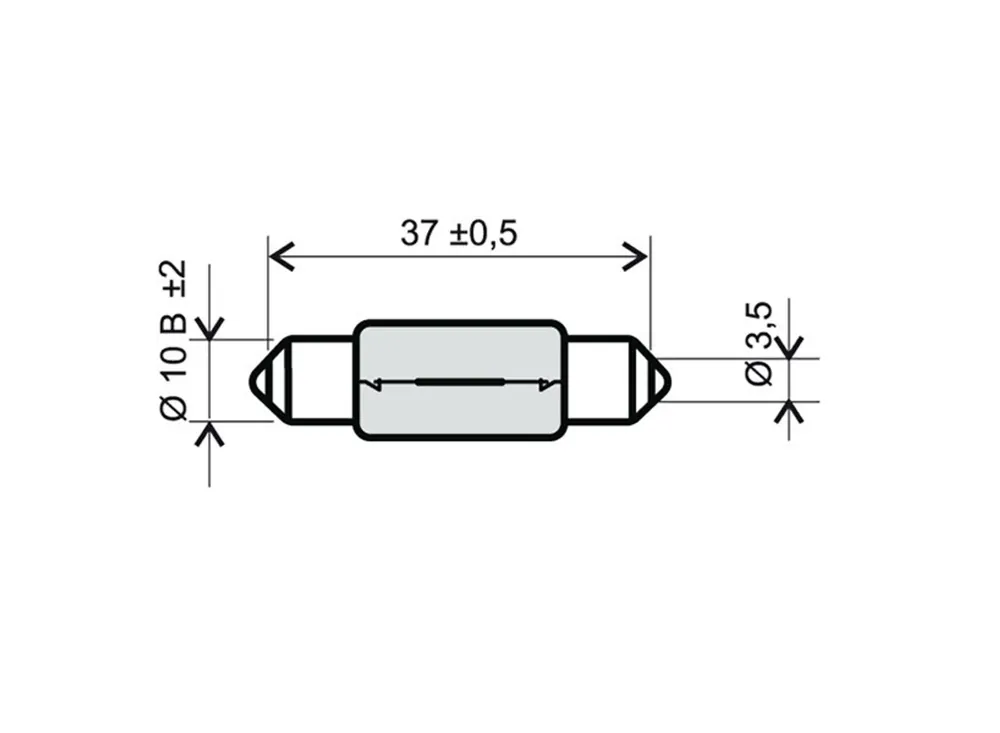 Přední světlo RMS 246510161 T11x39 12V 10W Nejlepší Cena