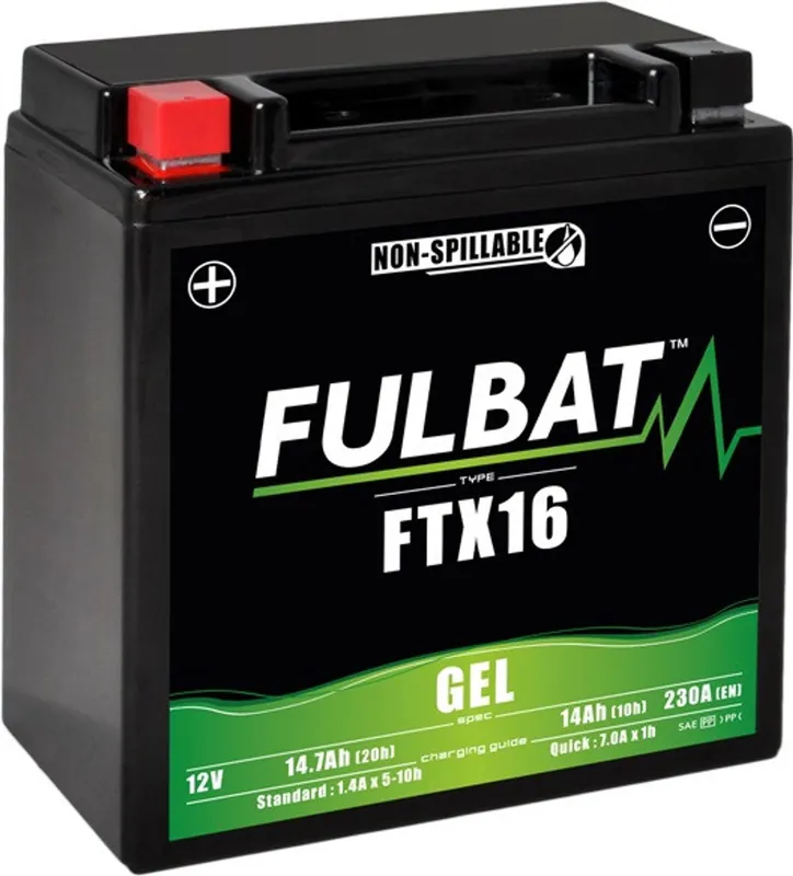 Gelová baterie FULBAT FTX16 SLA (YTX16 SLA) Ověřený