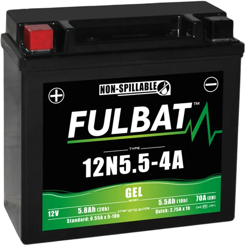 Gelová baterie FULBAT 12N5.5-4A GEL Novinka