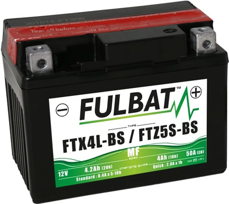 Bezúdržbová motocyklová baterie FULBAT FTX4L-BS (YTX4L-BS) Akční Nabídka