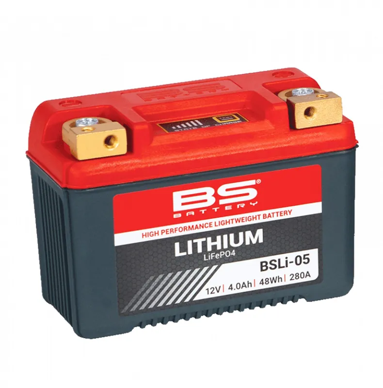 Lithiová motocyklová baterie BS-BATTERY BSLI-05 Vysoce Kvalitní
