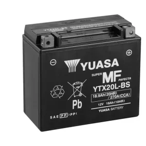 Tovární Cena Továrně aktivovaná motocyklová baterie YUASA YTX20L