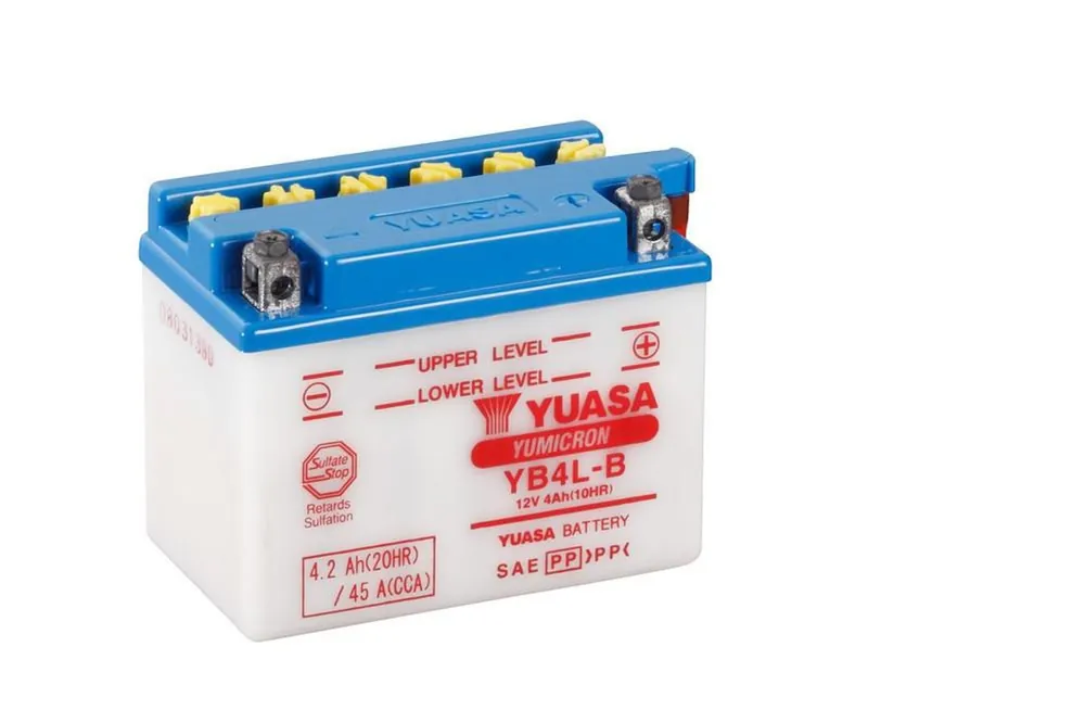 Autentický Yumicron akumulátor bez kyseliny YUASA YB4L-B