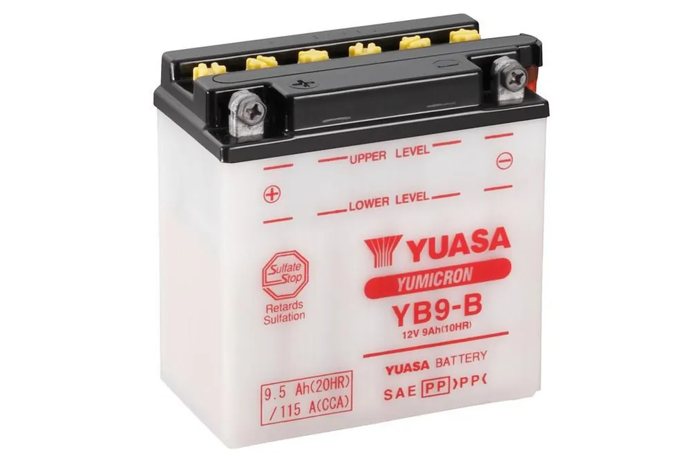 Yumicron akumulátor vč. kyseliny YUASA YB9-B Ihned K Objednání