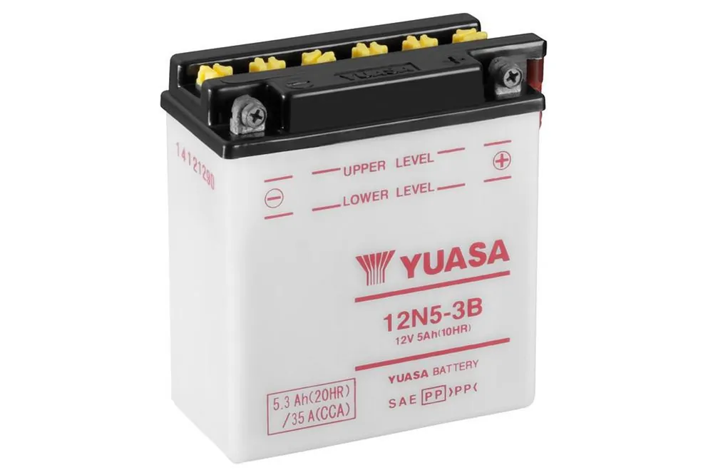 Nízká Cena Konvenční 12V akumulátor vč. kyseliny YUASA 12N5-3B