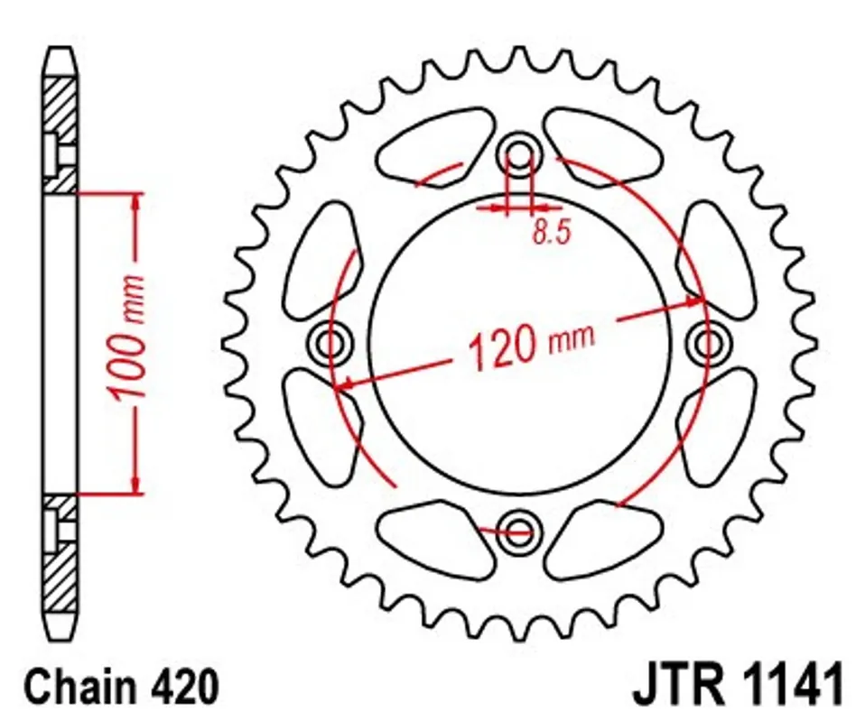 Ihned K Objednání Řetězová rozeta JT JTR 1141-60 60 zubů, 420