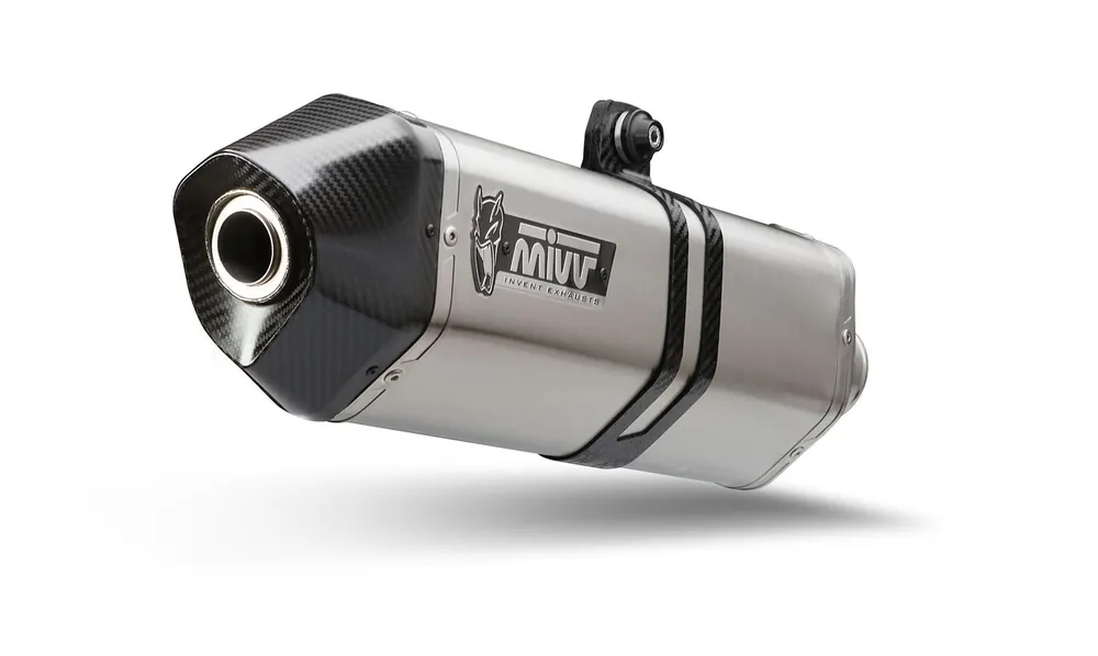 Novinka Koncovka výfuku MIVV SPEED EDGE KT.017.LRX Nerez / Karbonové víčko