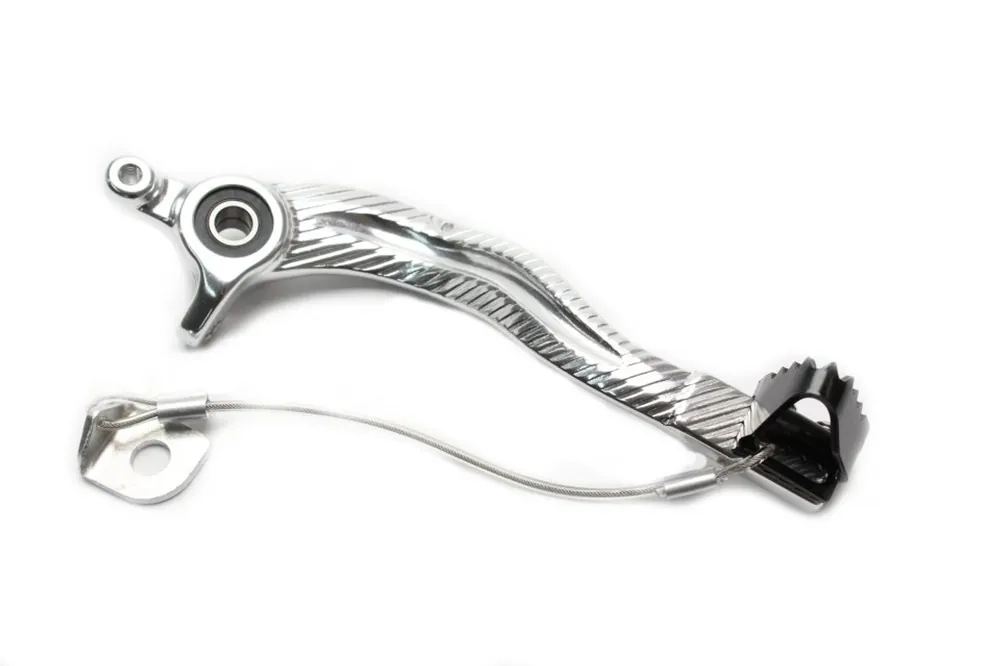 Top Prodej Brzdový pedál MOTION STUFF 83P-0851002 silver body, black steel fixed tip Pevný hrot z oceli